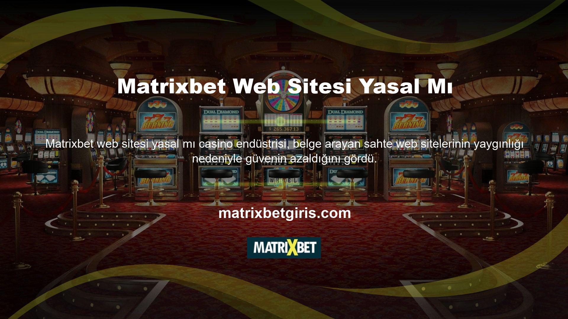 Matrixbet web sitesi, müşterilerin herhangi bir kupon zorunluluğu olmadan para yatırma ve çekme olanağı sağlar